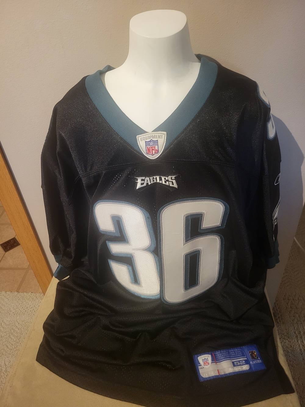 West BROOK  Black and GREEN #36 Football Jersey